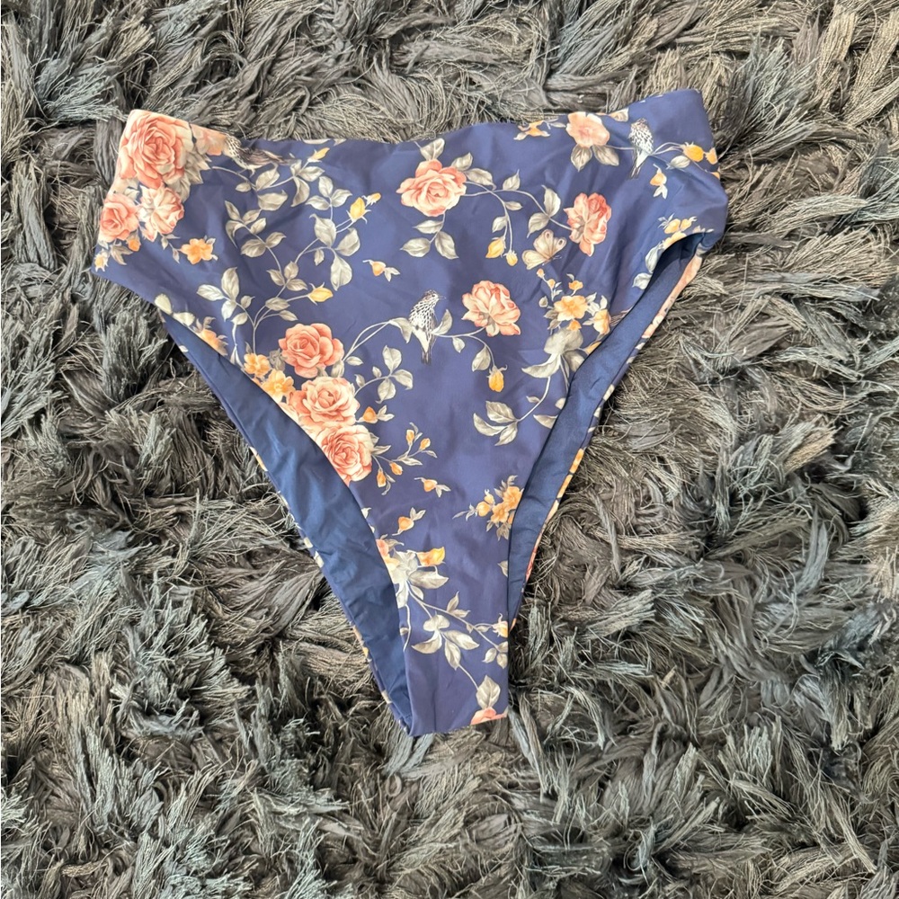 Weworewhat purple floral bikini bottom - Picture 2 of 2